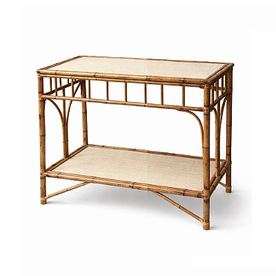 Aparador bambu com palha buriti