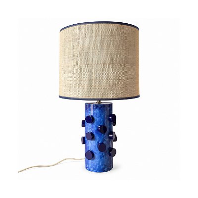 Abajur lego resina azul