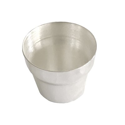 Porta vela/mini vaso em prata