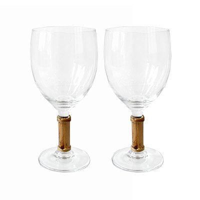Taça de Água com Pé de Bambu (set 2)
