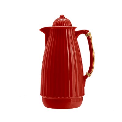Garrafa Térmica Lady Bambu Vermelha