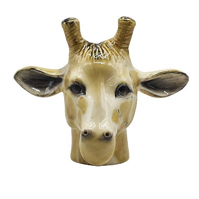 Vaso de cerâmica cabeça de girafa P