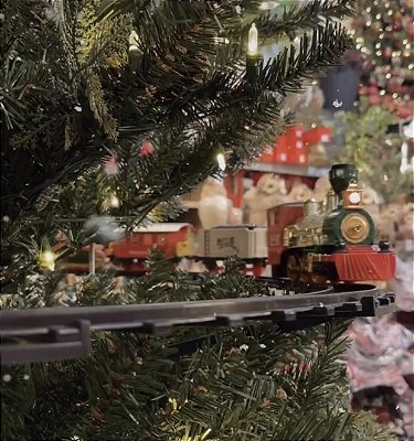 Trem para árvore de natal