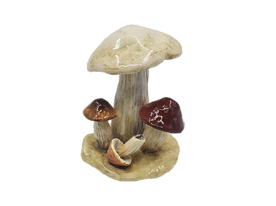 Pré-venda Enfeite de cogumelos com base avulso Zanatta Casa