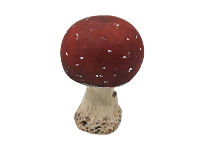 Pré-venda Enfeite de cogumelo vermelho P com cabaça avulso Zanatta Casa