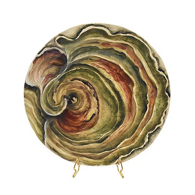 Prato raso amassado cogumelo verde Zanatta Casa