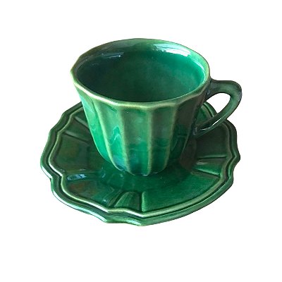 Xícara de chá casual verde Zanatta Casa