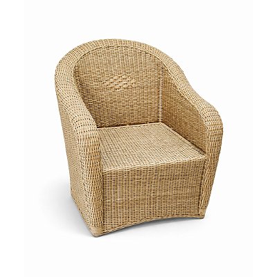 Poltrona de junco com saia (sem almofada)