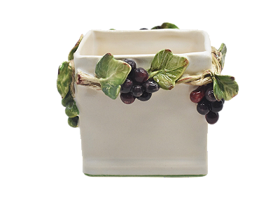 Porta adoçante com aplicação de cachos de uva
