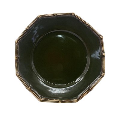 Prato raso bambu verde escuro Zanatta Casa