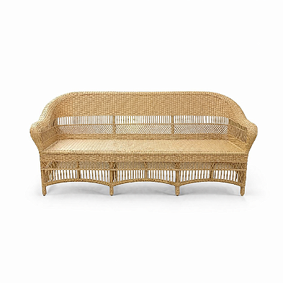 Sofá Zâmbia de junco (3 lugares)