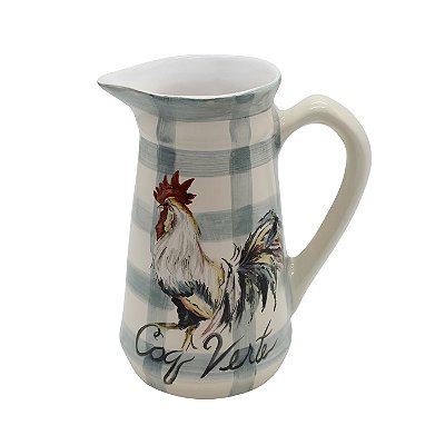 Jarrinha xadrez galo (18 cm altura)