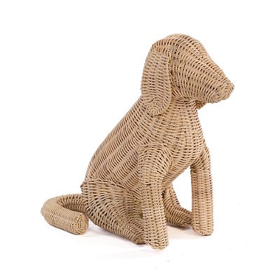 Cachorro em rattan