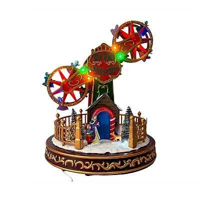Brinquedo de Natal roda gigante dupla