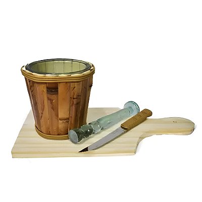 Kit para Caipirinha de Bambu (4 peças)