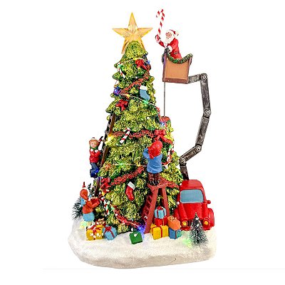 Brinquedo de Natal árvore com guindaste