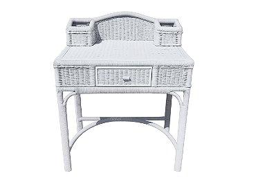 Escrivaninha junco branca