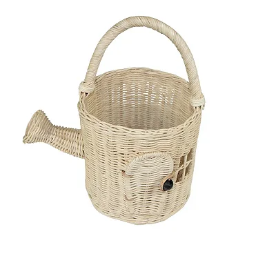 Regador/ porta adorno de rattan