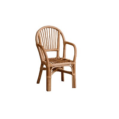 Mini cadeira decorativa de rattan 2