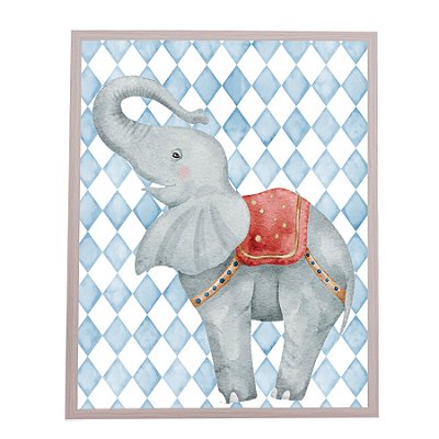 Quadro elefante de circo
