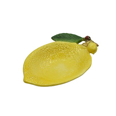 Pratinho de limão M com galho de limão