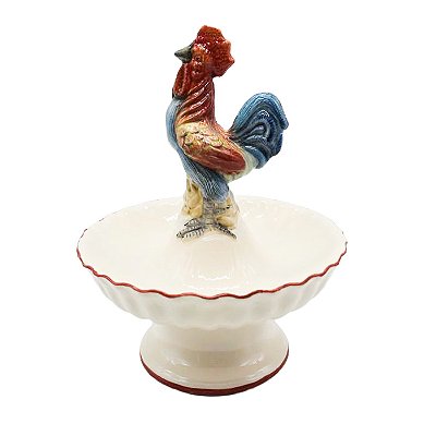 Petisqueira fonte com galo M