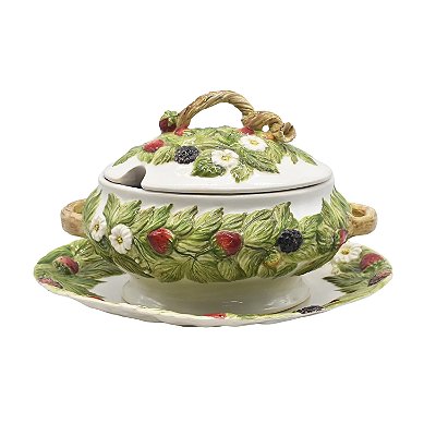 Sopeira relevo morango