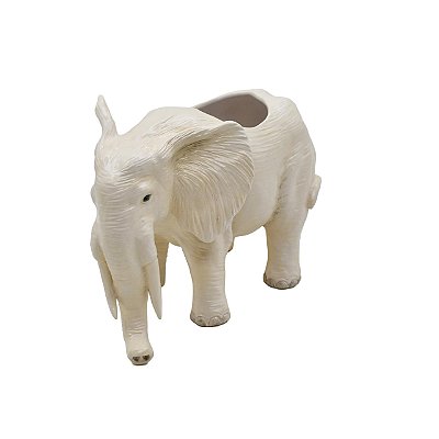 Vaso elefante branco G