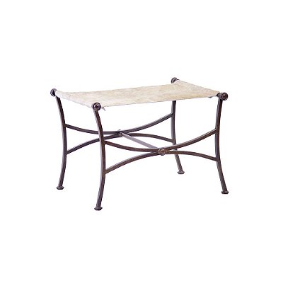 Banqueta couro de vaca