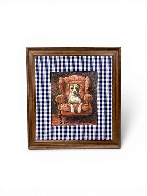 Quadro cachorro Staffordshire Terrier