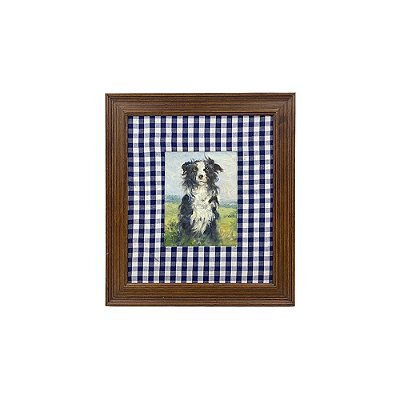 Quadro cachorro border collie