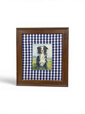 Quadro cachorro border collie