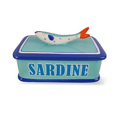 Pote em cerâmica lata de sardinha M