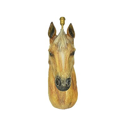 Arandela cavalo marrom claro (sem cúpula)