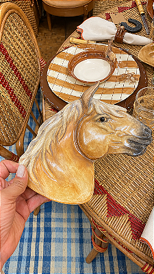 Prato pão cavalo