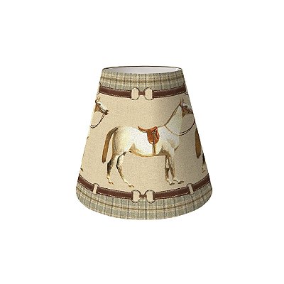 Mini cúpula cavalo com xadrez