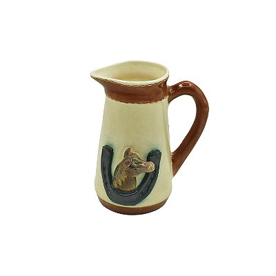 Jarra Ágatha com aplique de cavalo e ferradura