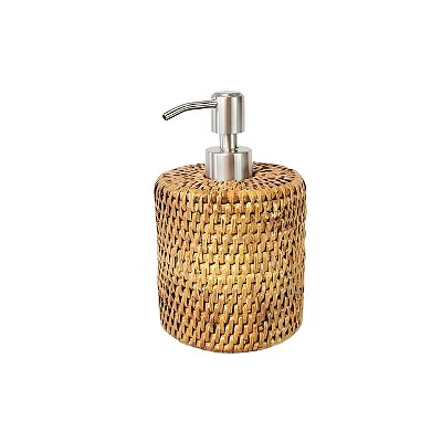 Porta sabonete líquido em rattan