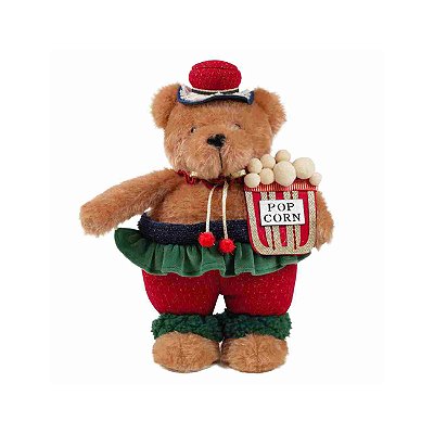 Urso de Natal em pelúcia (30 cm)