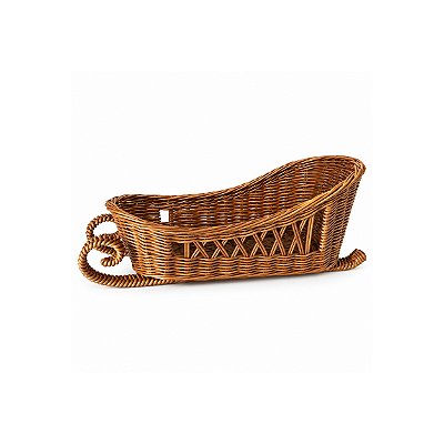 Cesta de Natal trenó em rattan