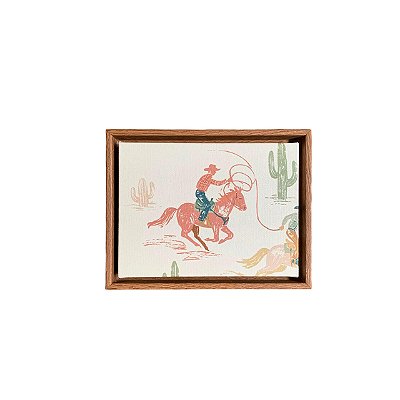 Quadro ilustração estilizada cowboy I (15x20 cm)