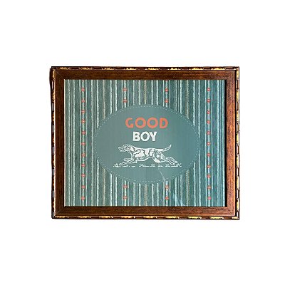 Quadro ilustração cachorro Good Boy (50 x 40 cm)