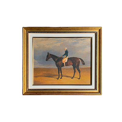 Quadro cavaleiro e cavalo P
