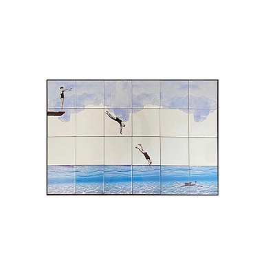 Quadro azulejos mergulho horizontal (95 cm)