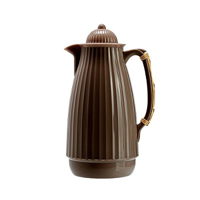 Garrafa Térmica Lady Bambu Marrom Café