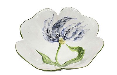 Bowl desenho tulipa azul Zanatta Casa
