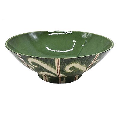 Bowl Ikat Verde Zanatta Casa