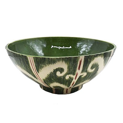 Cachepot Ikat Verde M Zanatta Casa