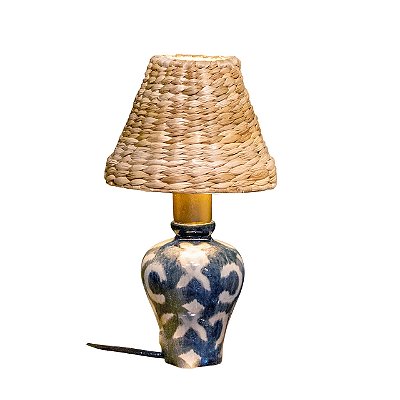 Mini base de Abajur Ikat Gordinho Nevoeiro Zanatta Casa