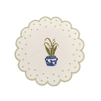 Porta copos vaso de muguet (set com 6)